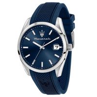 Maserati Attrazione 43mm 3H Blue Dial Blue St Men's Watch - R8851151005 - thumbnail