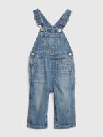 Baby Organic Cotton Denim Overalls - thumbnail