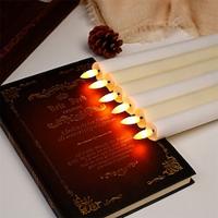 LED long pole candle light with remote control for wedding birthday Christmas decoration wave mouth smokeless lighting Lightinthebox