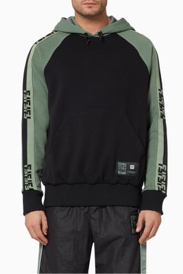 Logo Tape Hoodie in Jersey Logo Tape Hoodie in Jersey