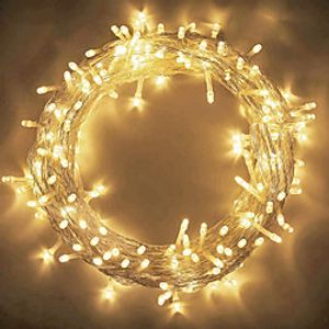 LED String Lights 800LEDs 400LEDs 300LEDs 200 LEDs 100 LEDs Plug in String Lights 8 Modes Waterproof Indoor Outdoor Christmas Tree Wedding Party Bedroom Decorations EU Plug 220-240V and US Plug 120V miniinthebox