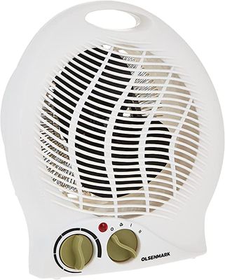 Olsenmark Fan Heater/2 Heat Setting/Temp Contrl1x8-(White)-(OMFH1737)
