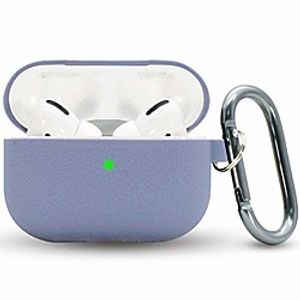 ACOUS Design Pods Pro Suit Silicone Cover Compatible with AirPods Pro Charging Case Litchi Pattern (Purple) Lightinthebox