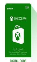 Xbox Live $25 USD - Instant E-Mail Delivery