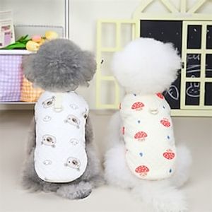 Dog Cat Sweatshirt Animal Cute Sweet Dailywear Casual Daily Winter Dog Clothes Puppy Clothes Dog Outfits Soft Red Brown Costume for Girl and Boy Dog Cotton S M L XL 2XL miniinthebox