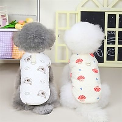 Dog Cat Sweatshirt Animal Cute Sweet Dailywear Casual Daily Winter Dog Clothes Puppy Clothes Dog Outfits Soft Red Brown Costume for Girl and Boy Dog Cotton S M L XL 2XL miniinthebox