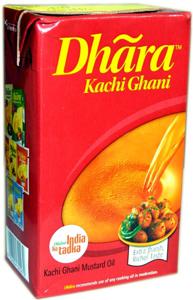 Dhara Kachi Ghani Musturd Oil 1Ltr