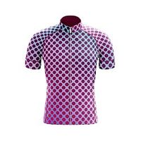 21Grams Men's Short Sleeve Cycling Jersey Summer Spandex Polyester Purple 3D Bike Jersey Top Mountain Bike MTB Road Bike Cycling Quick Dry Breathable Back Pocket Sports Clothing Apparel  Athleisure Lightinthebox - thumbnail