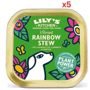 Lily'S Kitchen Vibrant Rainbow Stew Wet Dog Food (150G) (Pack Of 5)