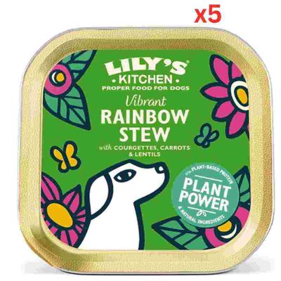Lily'S Kitchen Vibrant Rainbow Stew Wet Dog Food (150G) (Pack Of 5)