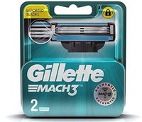 Gillette Mach 3 Men's Razor, 2 Blade Refills