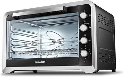Sharp Large 100L 2800W Adjustable Temperature 0-230°C And 120 Minutes Timer Four-Level Baking Position Electric Oven With Rotisserie & Convection - EOG120