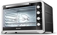 Sharp Large 100L 2800W Adjustable Temperature 0-230°C And 120 Minutes Timer Four-Level Baking Position Electric Oven With Rotisserie & Convection - EOG120 - thumbnail