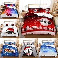 Duvet Cover Set  Boy Gife  For Kid Gife 2/3 Piece Bedding Set with 1 or 2 Pillowcase(Single Twin  only 1pcs)Merry Christmas New Year Gift Dog miniinthebox - thumbnail