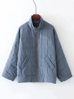 Casual Pure Color Pocket Coats