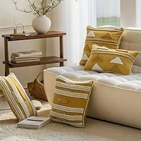 Moroccan Style Looped Velvet Pillowcase, Living Room Nap Sofa, Square Pillow, Retro Pillowcase, Bedroom Waist Pillowcase miniinthebox - thumbnail
