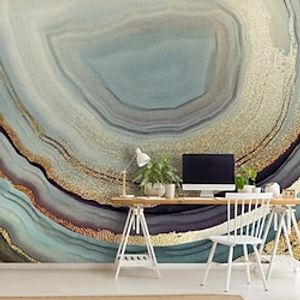 Abstract Marble Wallpaper Mural Gold Dust Grey Marble Wall Covering Sticker Peel and Stick Removable PVC/Vinyl Material Self Adhesive/Adhesive Required Wall Decor for Living Room Kitchen Bathroom miniinthebox