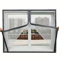 Mosquito Nets For Windows, Summer Insect-proof Curtains, Removable Household Screen Doors, Invisible Custom Zipper Mosquito Nets Adjustable Screen Window Lightinthebox