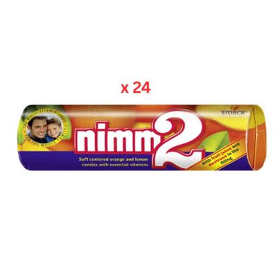 Storck Nimm2 Orange and Lemon Candy Stick 24X50G