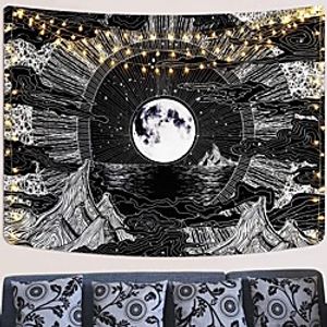 Wall Tapestry Art Decor Blanket Curtain Picnic Tablecloth Hanging Home Bedroom Living Room Dorm Decoration Polyster Sky Star Moon Clouds Views miniinthebox