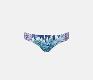 Womens Majorelle Side Shirred Hipster Bikinis  White/Blue