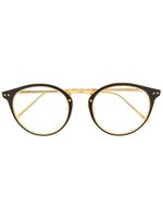 Linda Farrow round frame glasses - Black