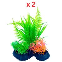 Aquarium Plastic Plant - M511-W13*H13 Cm Pack Of 2