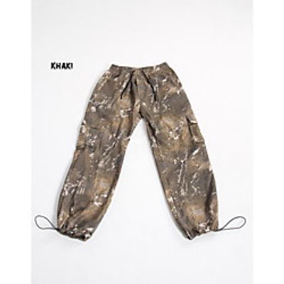 Men's Athleisure Sports Outdoor Sports Casual Sports Pants Tactical Cargo Pants Camouflage Full Length Sporty Camouflage khaki Camouflage Gray Lightinthebox