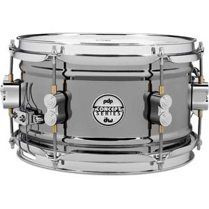 PDP Drums PDSN0610BNCR Concept Metal Snare - Black Nickel Over Steel - 6-inch x 10-inch