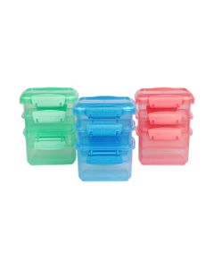 Sistema 400ML Rectangular Lunch Box Pack of 3 Assorted 1 Pack