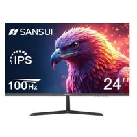Sansui 24 inch Monitor, IPS Display, FHD 100Hz Monitor, Black - ES-24X3A