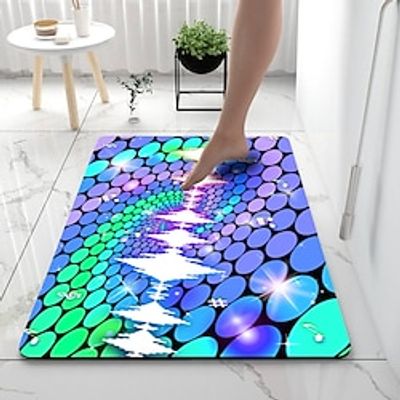 Diatomaceous Earth Bath Mat Soft Mat Rubber Anti-Slip Fast Dry Super Absorbent Thin Bathroom Mat for Under Door - Bathroom Floor Mat Rug Bathtub Front Shower Mat Sink Lightinthebox Diatomaceous Earth Bath Mat Soft Mat Rubber Anti-Slip Fast Dry Super Absorbent Thin Bathroom Mat for Under Door - Bathroom Floor Mat Rug Bathtub Front Shower Mat Sink Lightinthebox