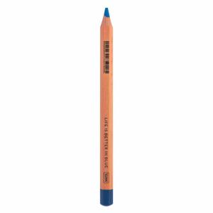 Legami Life Is Better In - Jumbo Flourescent Coloured Crayons - Blue