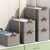 Folding Clothes Storage Box Clothes Tidying Chest Storage Box Household Universal Storage Box miniinthebox