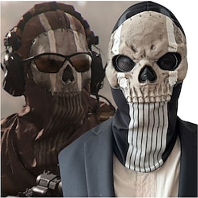 Call Of Duty Skeleton  Skull Ghost Mask Halloween Props Adults' Men's Women's Funny Scary Costume Halloween Carnival Easy Halloween Costumes Lightinthebox