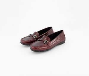 Womens D Elidia Flats  Bordeaux