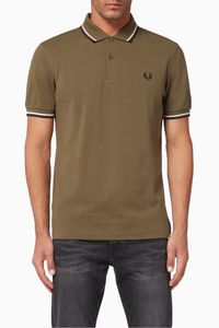 Twin Tipped Cotton Piqué Polo