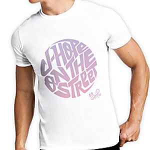 Men's Unisex Tee T shirt Hot Stamping Graphic Prints Letter Plus Size Print Short Sleeve Casual Tops 100% Cotton Basic Designer Big and Tall White Lightinthebox