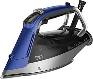 Beko Steam Iron SPA9130B, SuperGlide Ceramic Soleplate, Blue