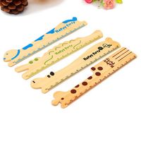 Wooden Animal Style Note Ruler