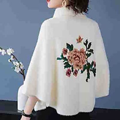 34 Length Sleeve Ladies Elegant Imitation Cashmere Party Evening Wedding Party Women's Wrap With Embroidery Lightinthebox 34 Length Sleeve Ladies Elegant Imitation Cashmere Party Evening Wedding Party Women's Wrap With Embroidery Lightinthebox