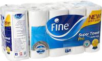 Fine Towel Household, Super Towel Pro, 3 Ply, 60 Sheets - 10 x 2 Rolls