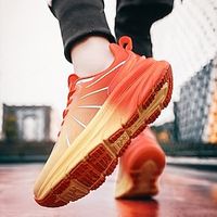 Men's Women's Sneakers Running Shoes Cushioning Breathable Light Soft Running Jogging Carbon Plate Tulle Summer Spring Black White Orange Green Lightinthebox - thumbnail