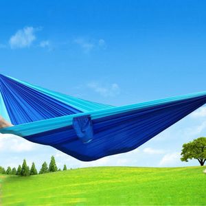 Load Weight 300KG Patio Garden Swing Nylon 300x200cm Sleeping Bed 2 People Camping Beach Hammock