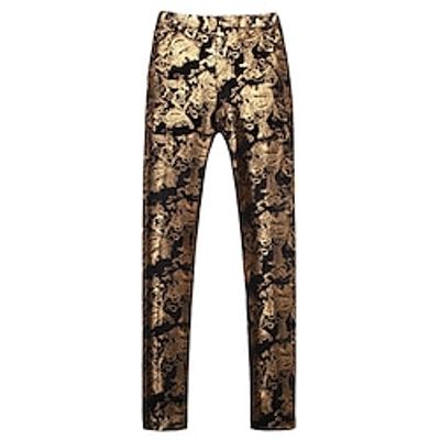 Retro Vintage Rococo 1980s Pants Trousers Disco Men's Cosplay Costume Performance Prom Pants Lightinthebox