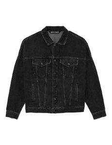 Logo Denim Jacket - Black