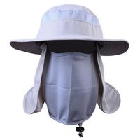 Men Women Outdoor Quick-drying Breathable Sun Hats Face Neck Cover UV Protection Bucket Cap