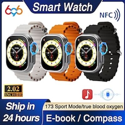 696 H13ultra Smart Watch 2.2 inch Smart Band Fitness Bracelet Bluetooth Pedometer Call Reminder Sleep Tracker Compatible with Android iOS Women Men Hands-Free Calls Message Reminder IP 67 46mm Watch Lightinthebox 696 H13ultra Smart Watch 2.2 inch Smart Band Fitness Bracelet Bluetooth Pedometer Call Reminder Sleep Tracker Compatible with Android iOS Women Men Hands-Free Calls Message Reminder IP 67 46mm Watch Lightinthebox