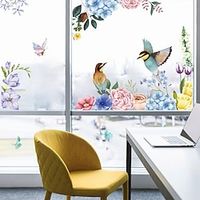 2PCS DIY Wall Decals Bird  Flower Shaped Theme Kids Room Wall Stickers Removable Vinyl Wall Art Decor for Home Kindergarten Nursery Decorations. Lightinthebox - thumbnail