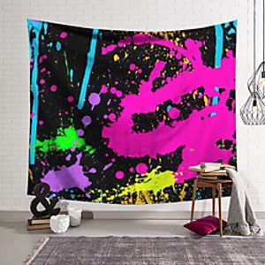 Wall Tapestry Art Decor Blanket Curtain Hanging Home Bedroom Living Room Modern Colourful Abstract miniinthebox